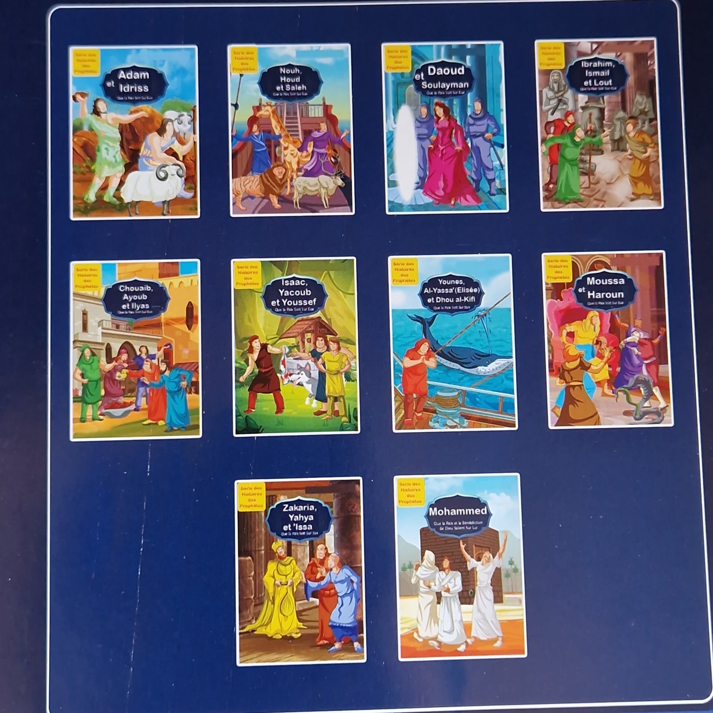 Lot de 10 livres sur les prophètes