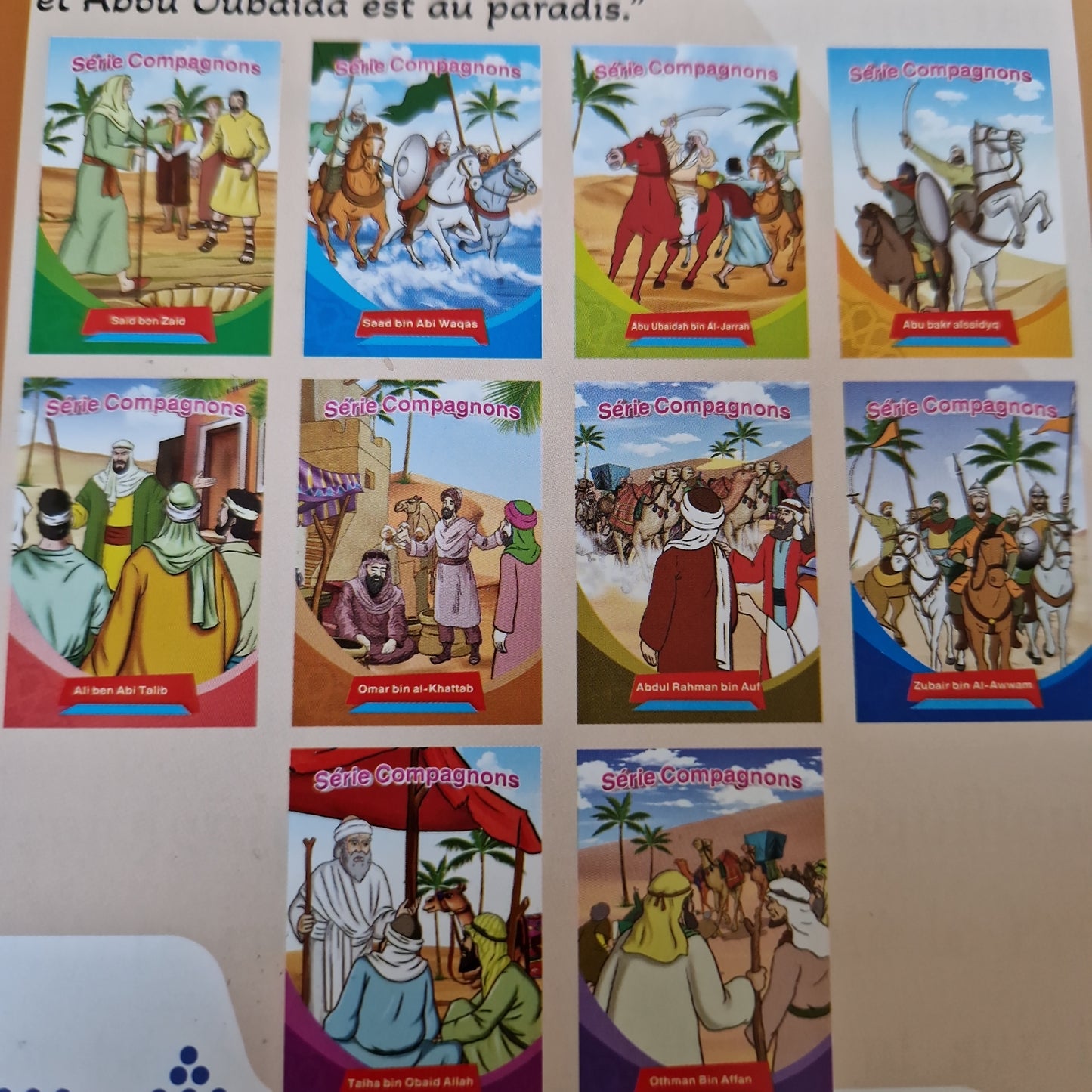 Série d'histoires sur les compagnons