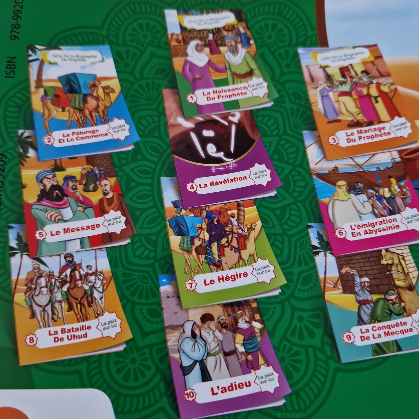 Lot de 10 livres sur la vie du Prophète SWS