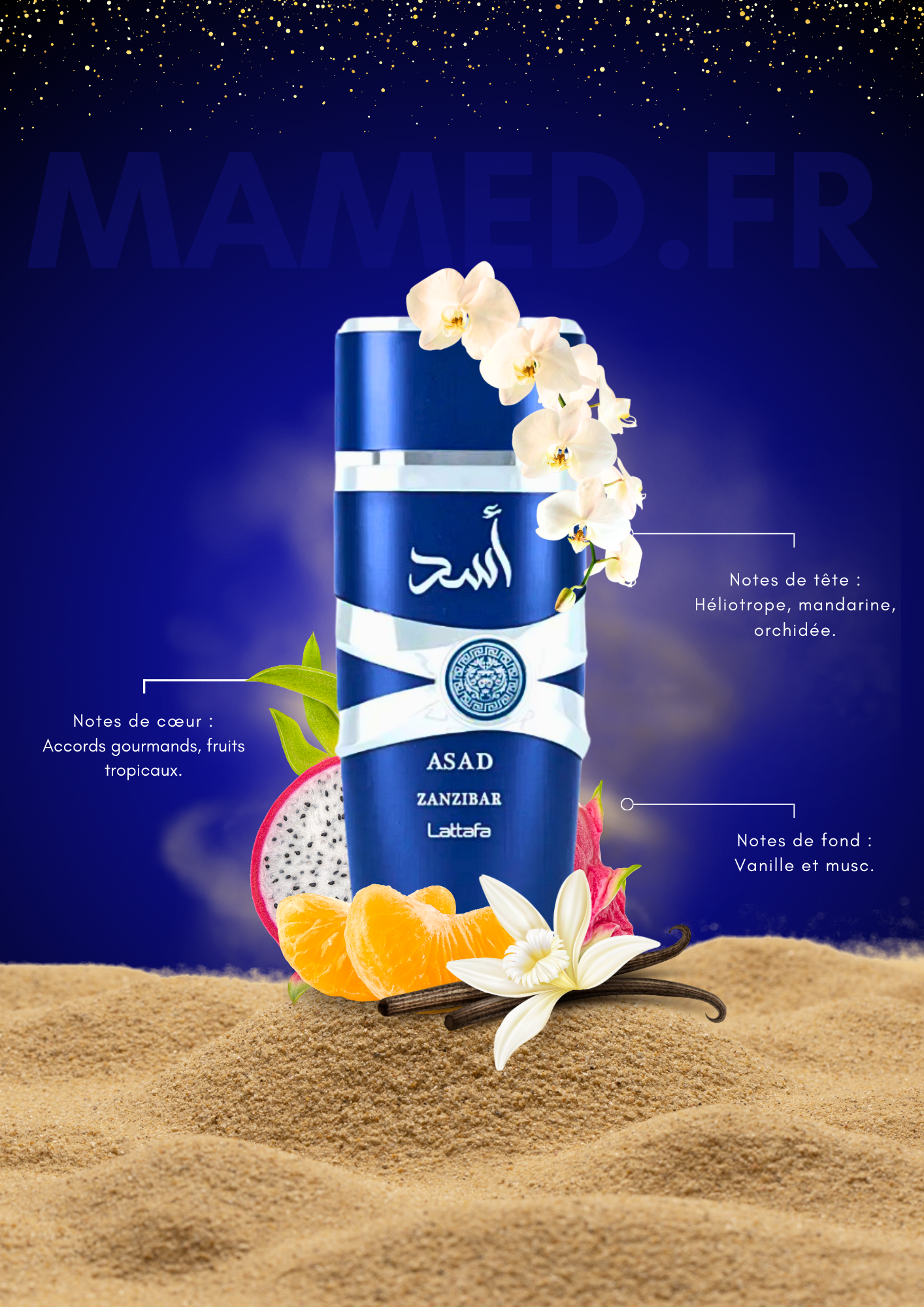 Parfum Yara Bleu Zanzibar
