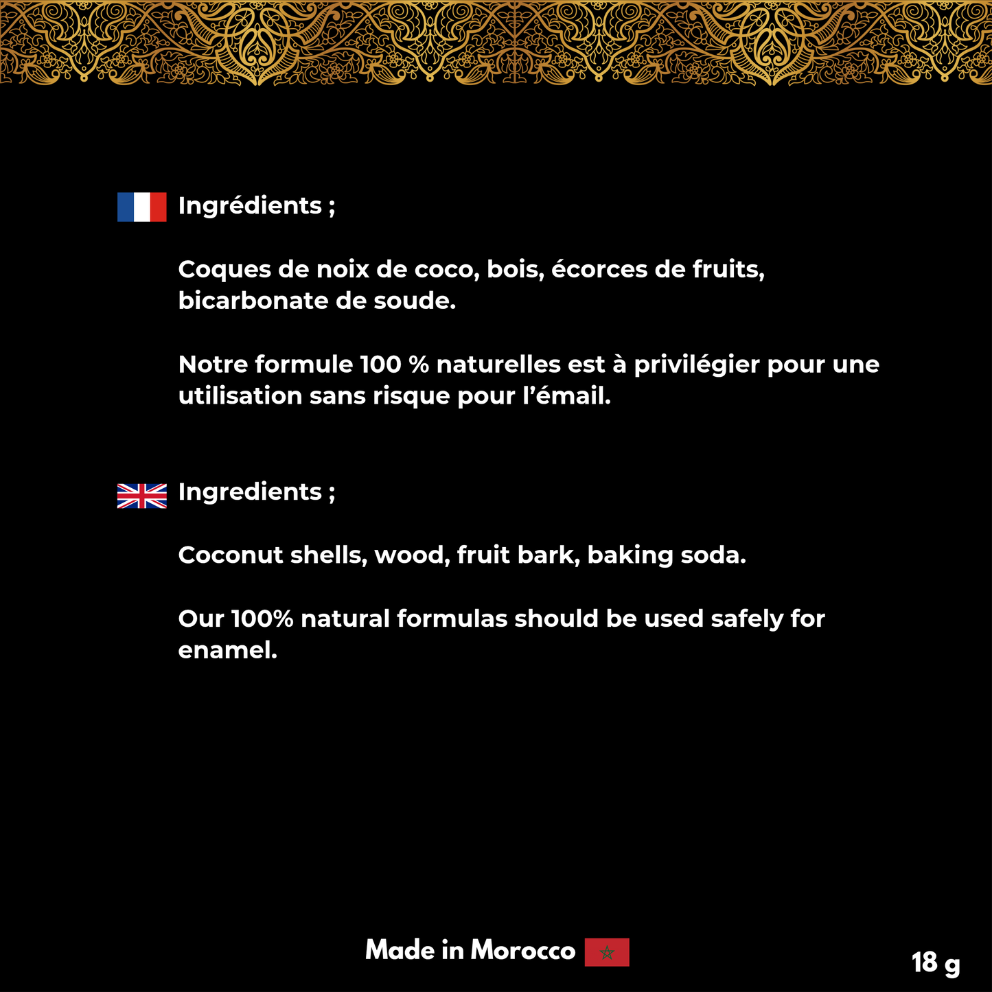 Charbon (blanchiment dentaire)