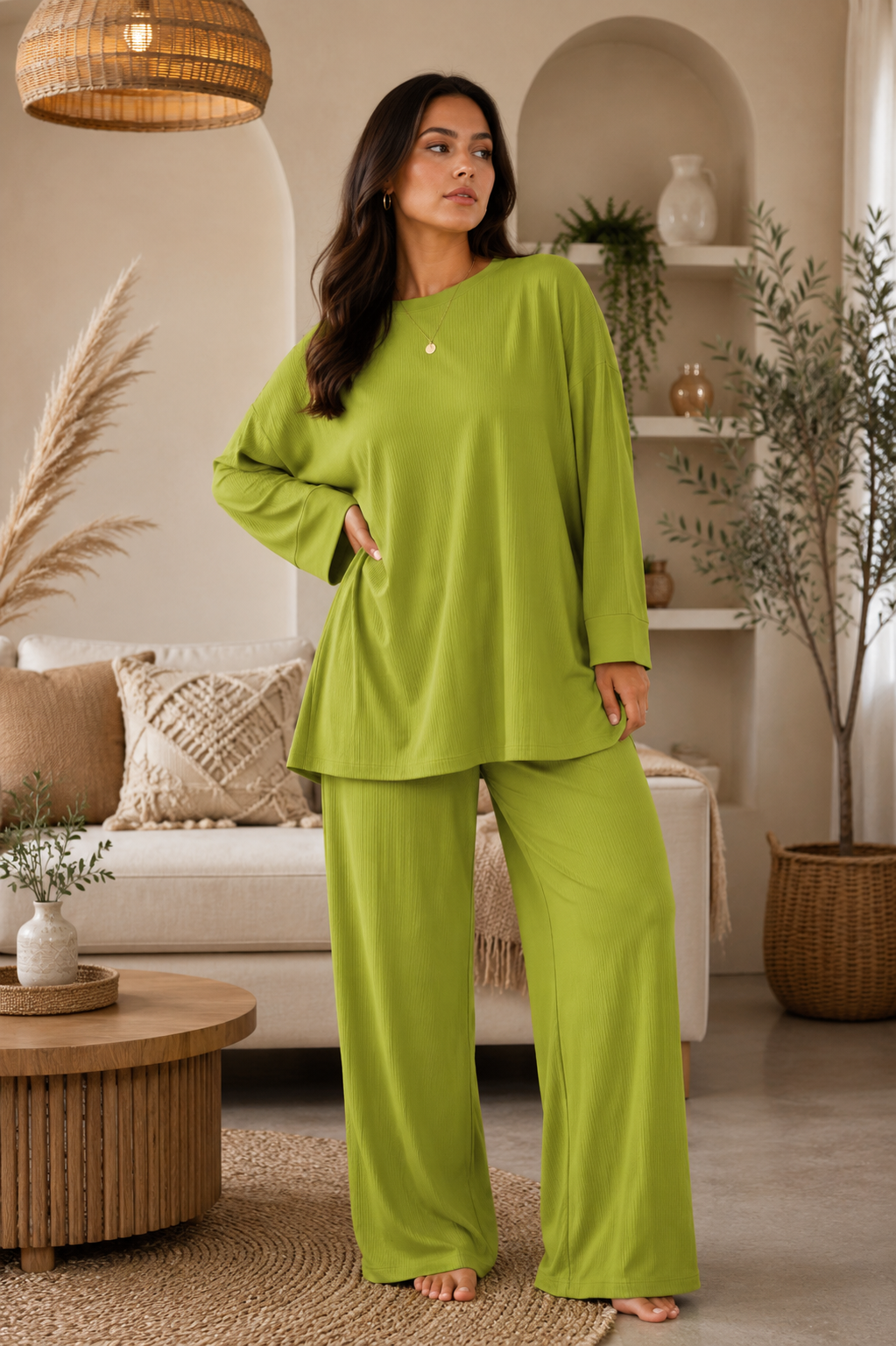 Ensemble femme confortable en élastane