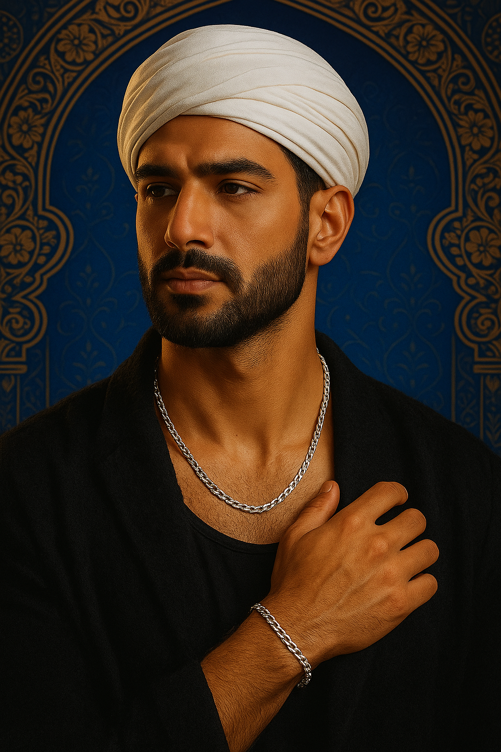 Ensemble chaîne & bracelet homme