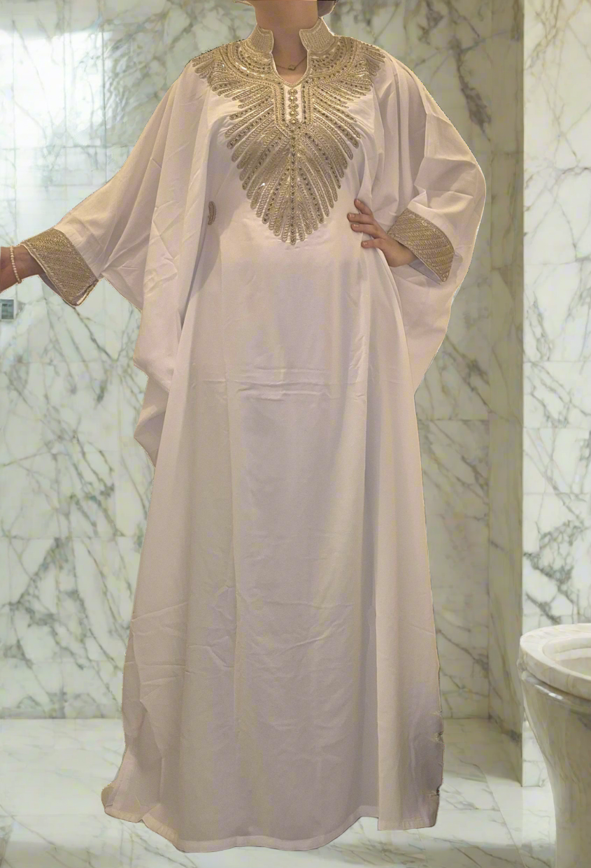 Robe arabe manches papillon