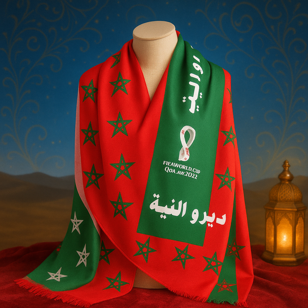 Écharpe Maroc coupe du Monde