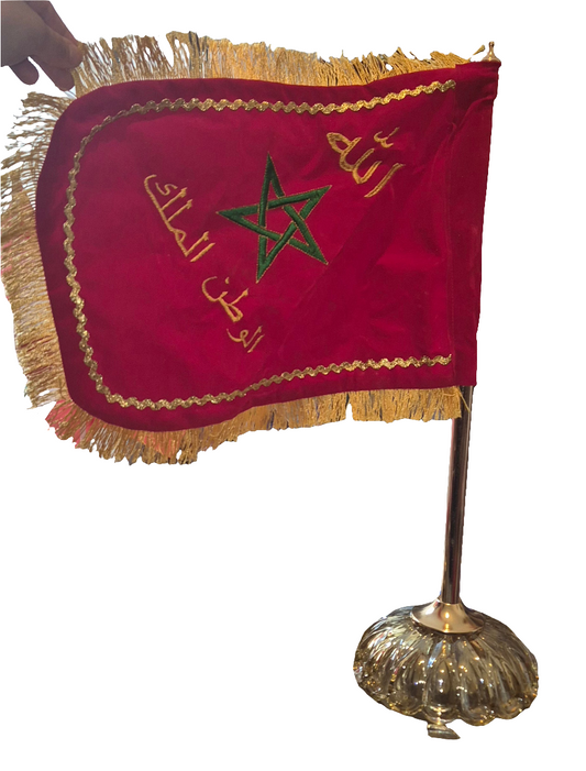 Drapeau Maroc velours