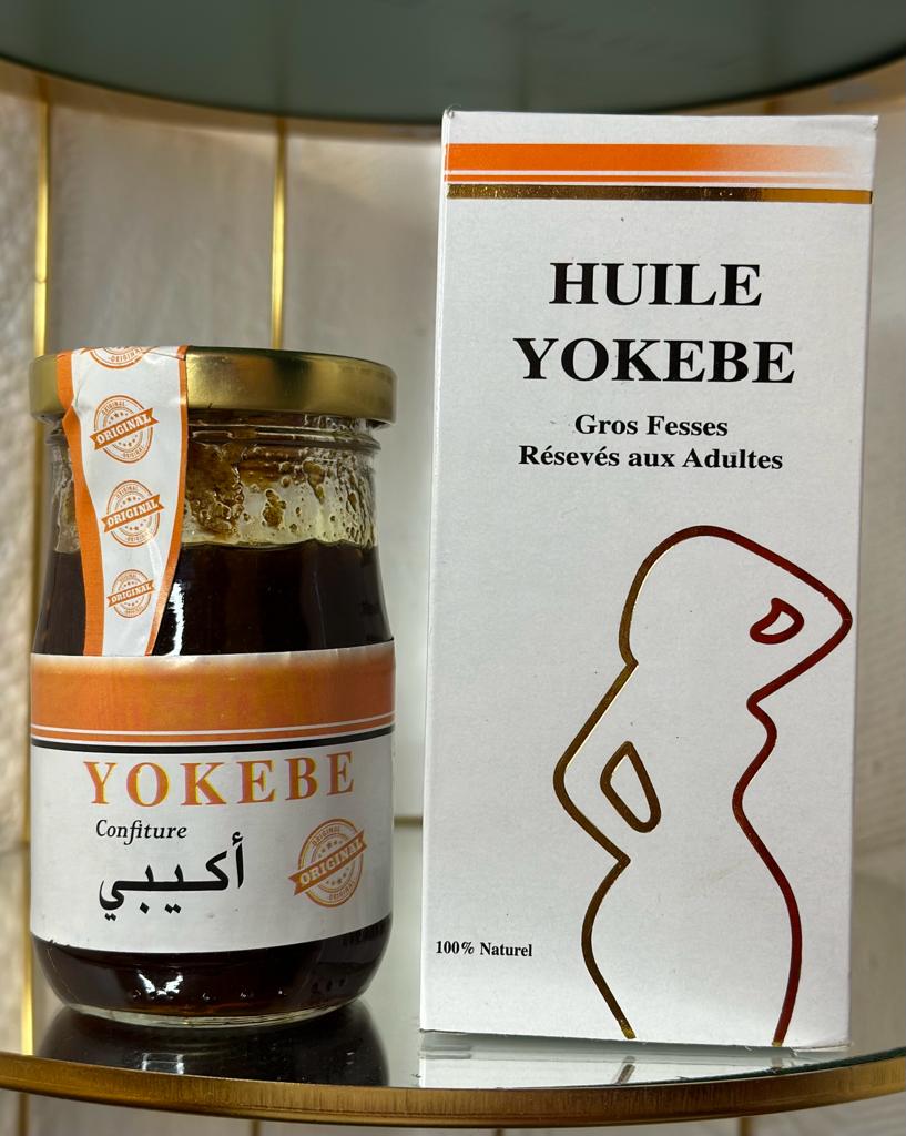 Huile YOKEBE Pour Grossir Les Fesses - 100ml - Formule éclaircissante Bio Aux Vitamines A Et E