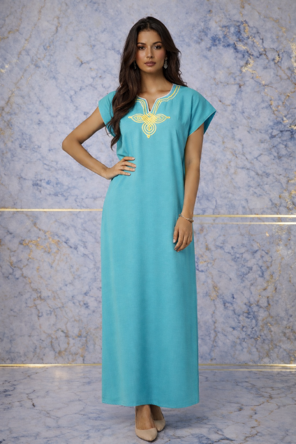 Gandoura marocaine unie