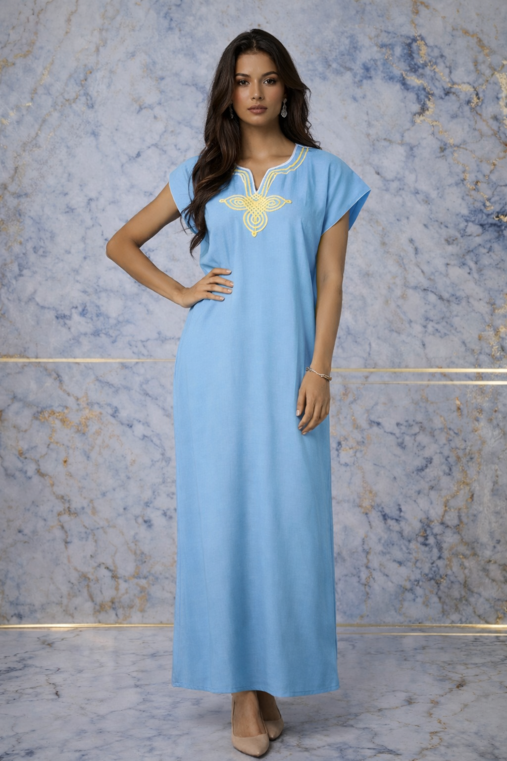 Gandoura marocaine unie