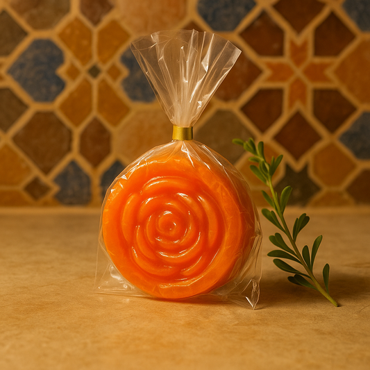 Savon artisanal au Curcuma