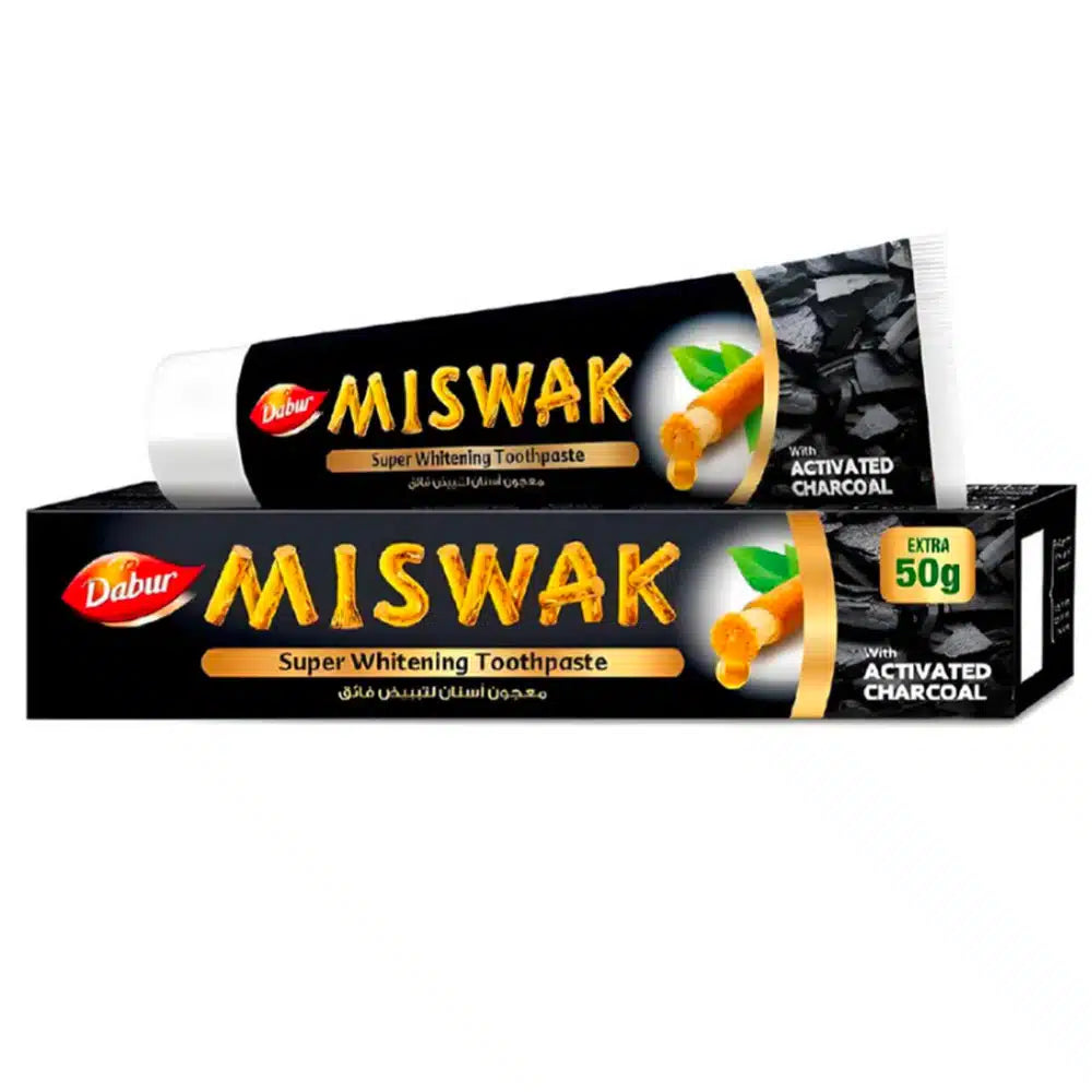 Dentifrice miswak charbon actif